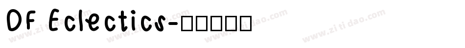 DF Eclectics字体转换